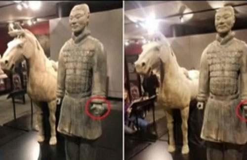 兵馬俑美國展出被盜走拇指！博物館里辦派對安保漏洞引爭議