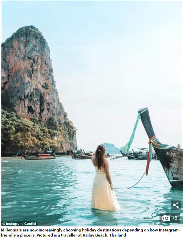 無拍照不假期！千禧一代熱衷“朋友圈旅游”