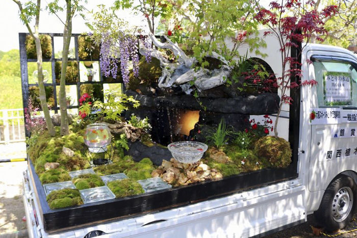 輪子上的風景：卡車上的“后花園” 哪一個最美？（組圖）