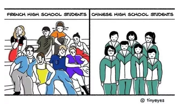 這組漫畫高能了！中國(guó)姑娘讓你秒懂中西方文化差異（組圖）
