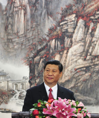 習(xí)近平在中央政治局常委中外記者見面會上的講話(雙語對照)