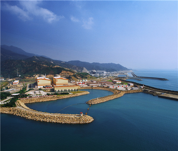 大亞灣核電站、嶺澳核電站 航拍圖