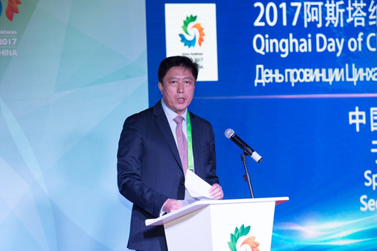 大美青海 驚艷世博——阿斯塔納世博會中國館青?；顒尤臻_幕