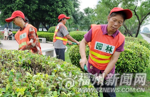 榕城16處園林小品開始現(xiàn)場施工　國慶節(jié)前可完工