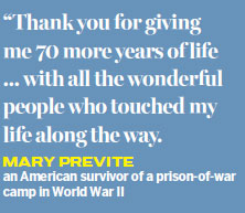 Thank you, my hero