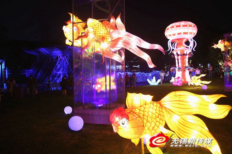 Gorgeous light festival casts spell over Wuxi