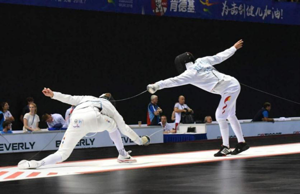 China sees qualifiers in 2 events at fencing championships