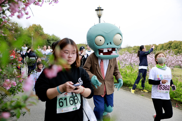 Yangshan half marathon takes place in Wuxi