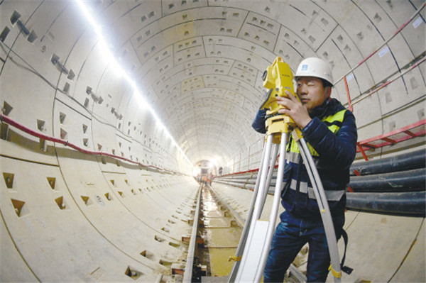 Utility tunnel in Shenyang undergoes construction