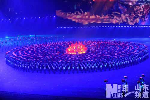 第22屆省運(yùn)會(huì)淄博啟幕 姜異康出席并宣布開幕