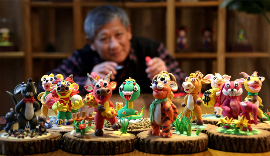 Vivid dough sculptures to embrace the new year