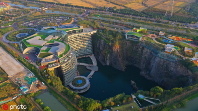 Aerial views of Sheshan