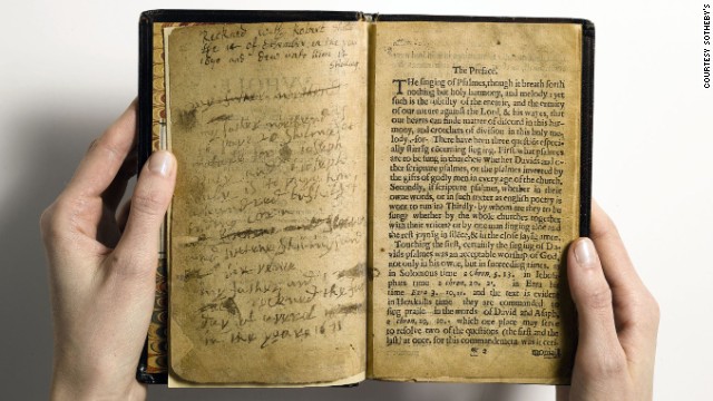 Rare book to hit auction<BR>美首本印刷書拍賣(圖)