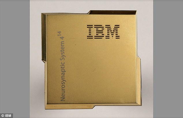 IBM's new brain-like chip<BR>IBM發(fā)明強大'類人腦'芯片