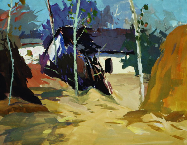 Gouache painting 1