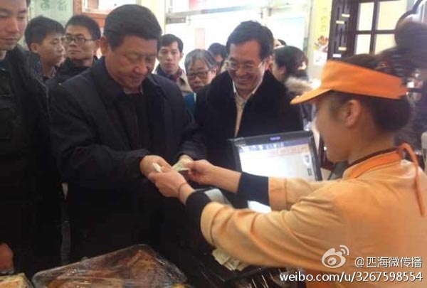 習(xí)近平買包子，海外網(wǎng)友熱情點贊