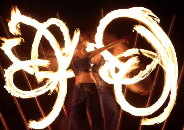 Fire festival in Minsk