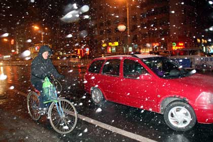 Snowfall in Harbin