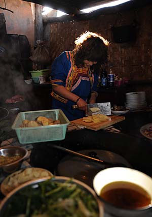 Qiang ethnic village reconstructed after May 12 earthquake