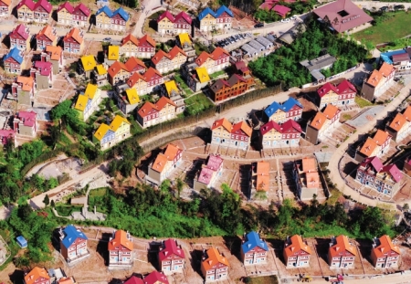 Pretty to view from earth and breathtaking from the sky