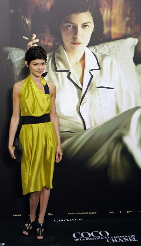 Audrey Tautou at premiere of the film 
