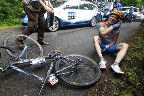 Chavanel wins Tour de France 2nd stage
