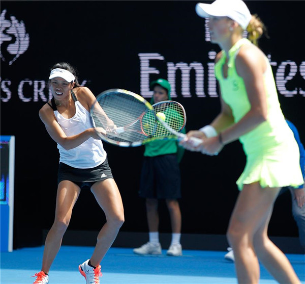 Xu Yifan/Zheng Saisai win 3rd round match of women's doubles at Australian Open