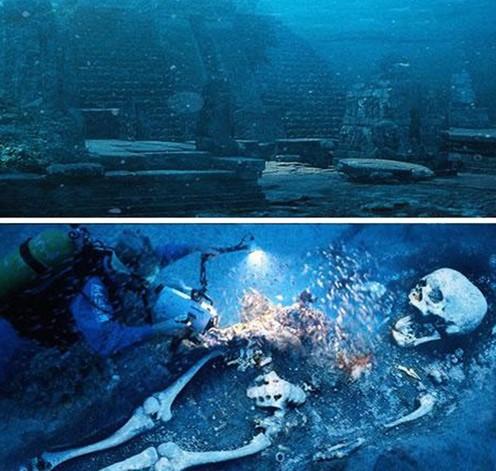 沉船遺骸 探秘不為人知的海底墳?zāi)?/></p>

<p>　　盡管可能是一個玩笑，但“美國國家地理學(xué)會發(fā)現(xiàn)了原古巨人骷髏”的消息還是不脛而走。它像野火燎原一般很快席卷了互聯(lián)網(wǎng)，因為人們愿意相信這是真實的。人們還相信亞特蘭蒂斯是存在的，很多人甚至傾盡畢生精力去尋找它。上圖就是亞特蘭蒂斯的想象圖，唐·克拉克相信亞特蘭蒂斯是存在的，他的理由之一就是這具“身高3.5米巨人的骷髏”被發(fā)現(xiàn)。</p>
</p>
</div>
</div>

<div   class=