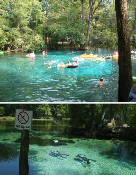 Nature's swimming pools