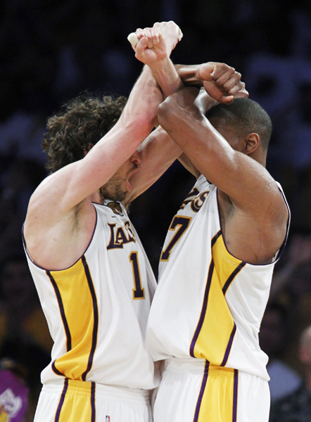 NBA：雷•阿倫三分破紀(jì)錄 綠衫軍苦勝湖人扳平總分