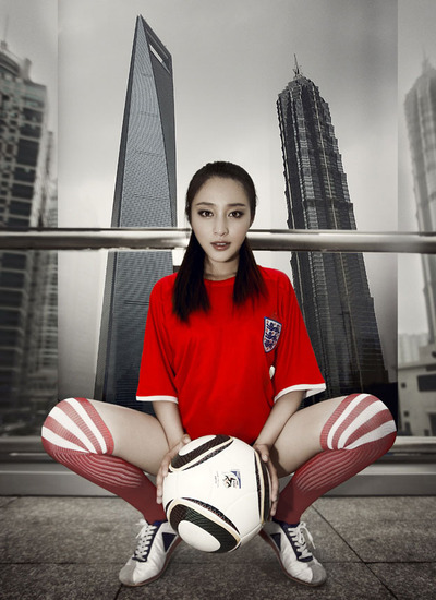 甘婷婷熱辣球服玩轉(zhuǎn)紀(jì)實(shí)