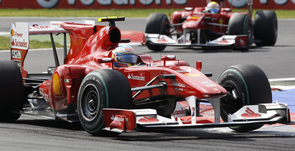 F1意大利站：阿隆索逆轉奪冠 漢密爾頓撞車退出