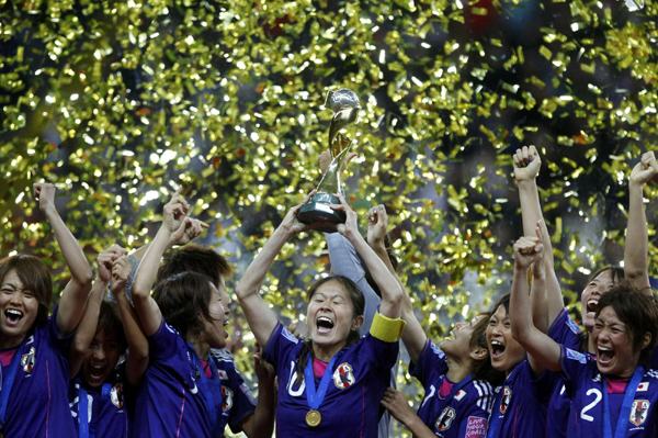 女足世界杯：兩度頑強(qiáng)扳平 日本點(diǎn)球5:3美國首奪冠