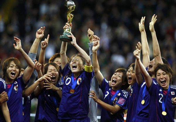 女足世界杯：兩度頑強扳平 日本點球5:3美國首次奪冠