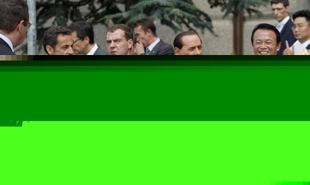 World leaders' expressions at G8 summit