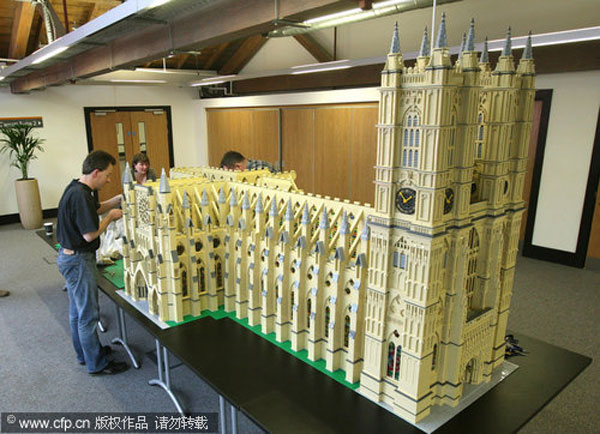 LEGO replica of the royal wedding