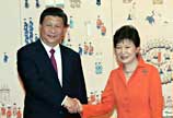 Huge entourage joins president