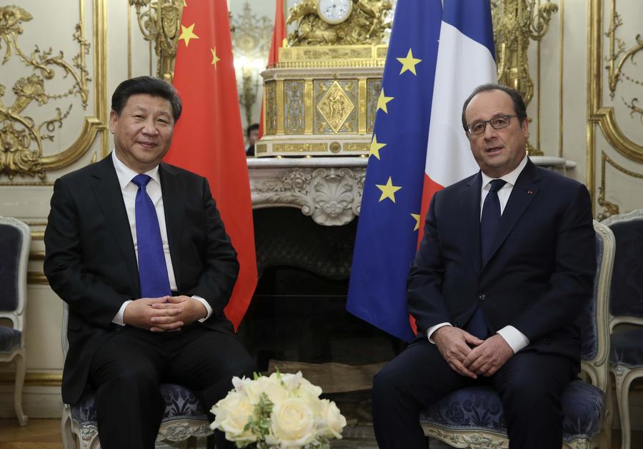 In pictures: Chinese president attends Paris climate talks