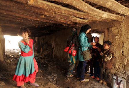 Afghanistan launches three-day polio vaccination