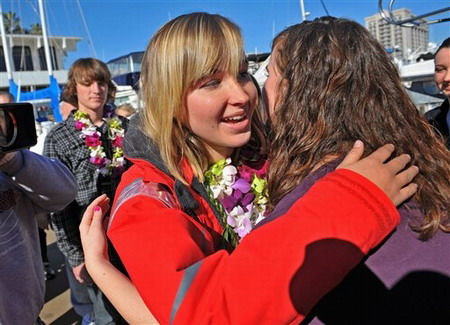 16-year-old girl starts solo sail around globe