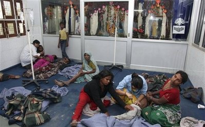 India: 63 dead, dozens injured in temple stampede