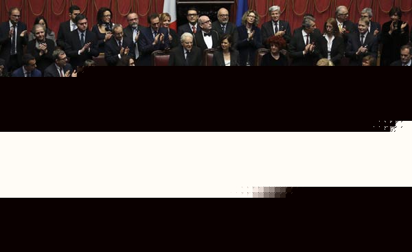 Italy's new president gets unanimous welcome