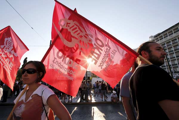 Greek faces tough conditions under deal with euro zone
