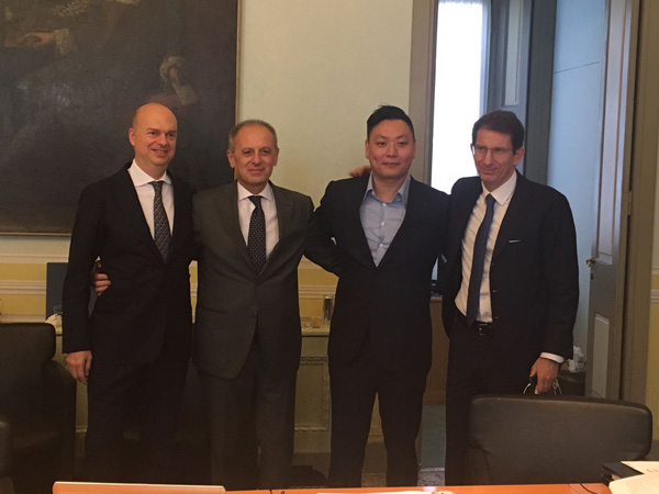 Chinese consortium buys Italy's AC Milan soccer club