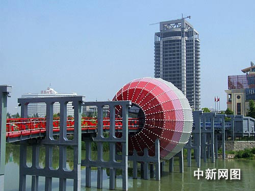 江蘇淮安所建南北分界線標(biāo)志對(duì)外開(kāi)放