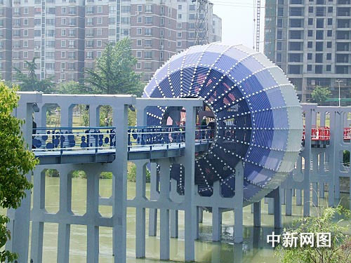 江蘇淮安所建南北分界線標(biāo)志對(duì)外開(kāi)放