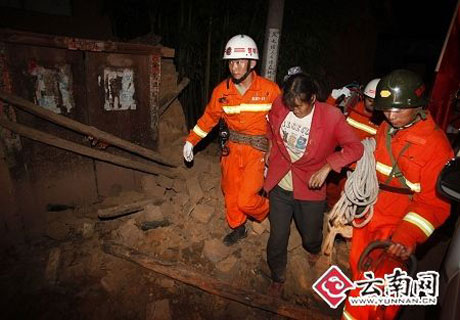 云南姚安發(fā)生6級地震 抗震救災(zāi)工作有序進行[圖]
