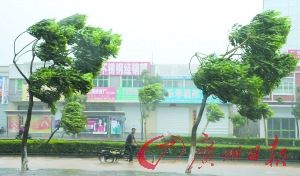 臺風(fēng)巨爵造成廣東百萬人受災(zāi)1人失蹤(組圖)