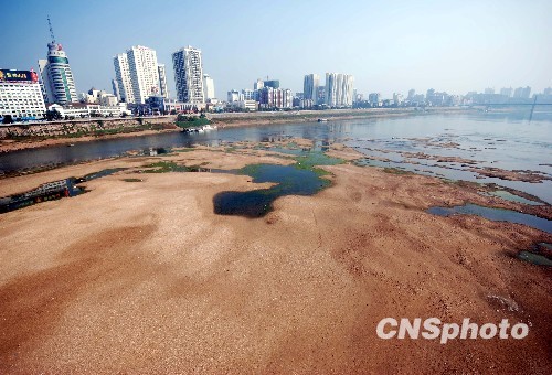 中國(guó)南方多地現(xiàn)旱情 降水量異常偏少致干旱(圖)