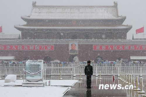 北京受降雪影響部分航班延誤 已啟動應急預案